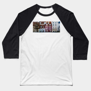 Traditional medieval houses in Old Riga Town, Latvia Baseball T-Shirt